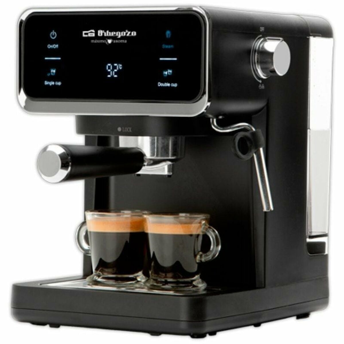 Manuell Espressobryggare Orbegozo 18309 Svart 950 W 20 bar 1 L