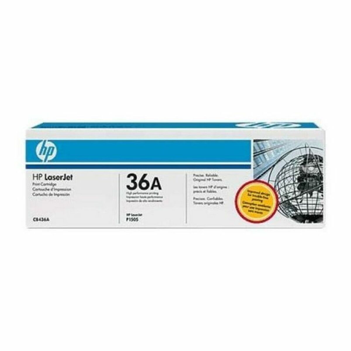 Original Toner HP 36A Svart