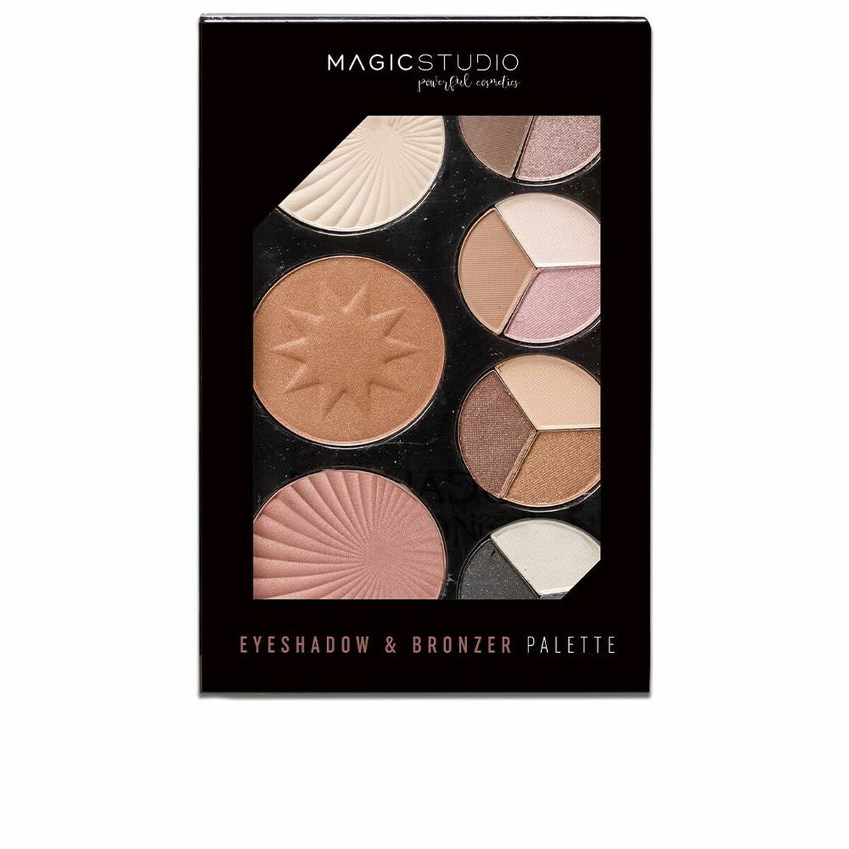 Ögonskuggspalett Magic Studio 250417 23 g Solbränna