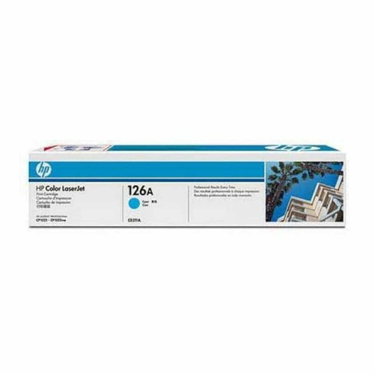 Original Toner HP 126A Blå Turkos