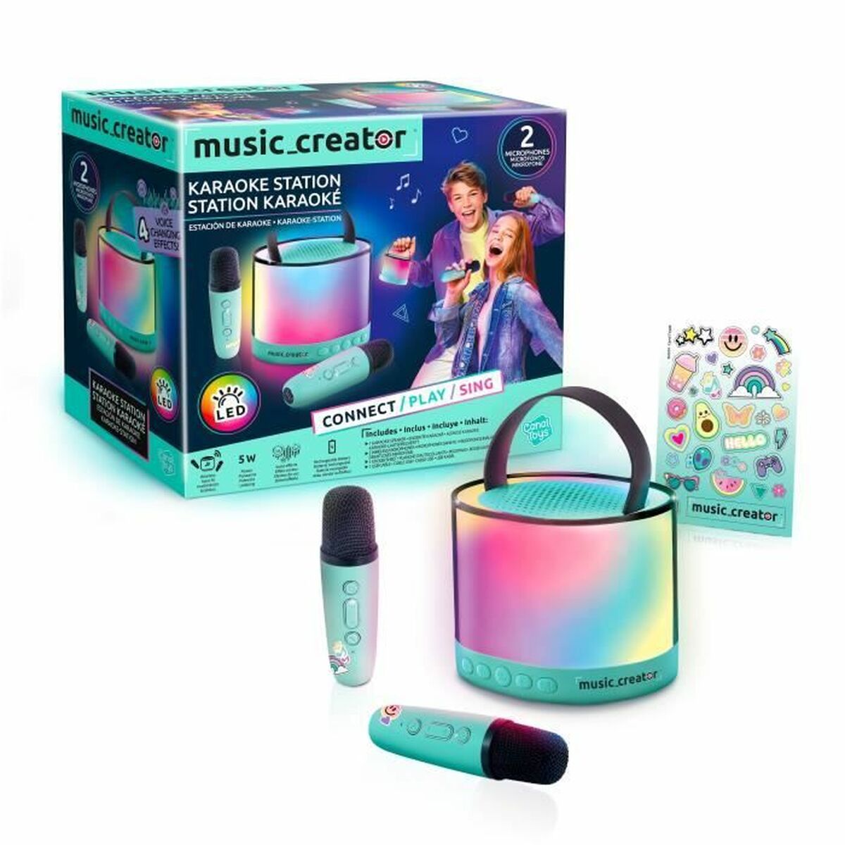 Högtalare med Karaoke Mikrofon Canal Toys INF 044