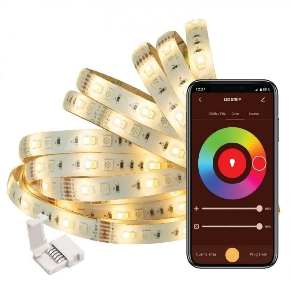 LED trakovi Muvit iO Svart Multicolour Gyllene F 5 m
