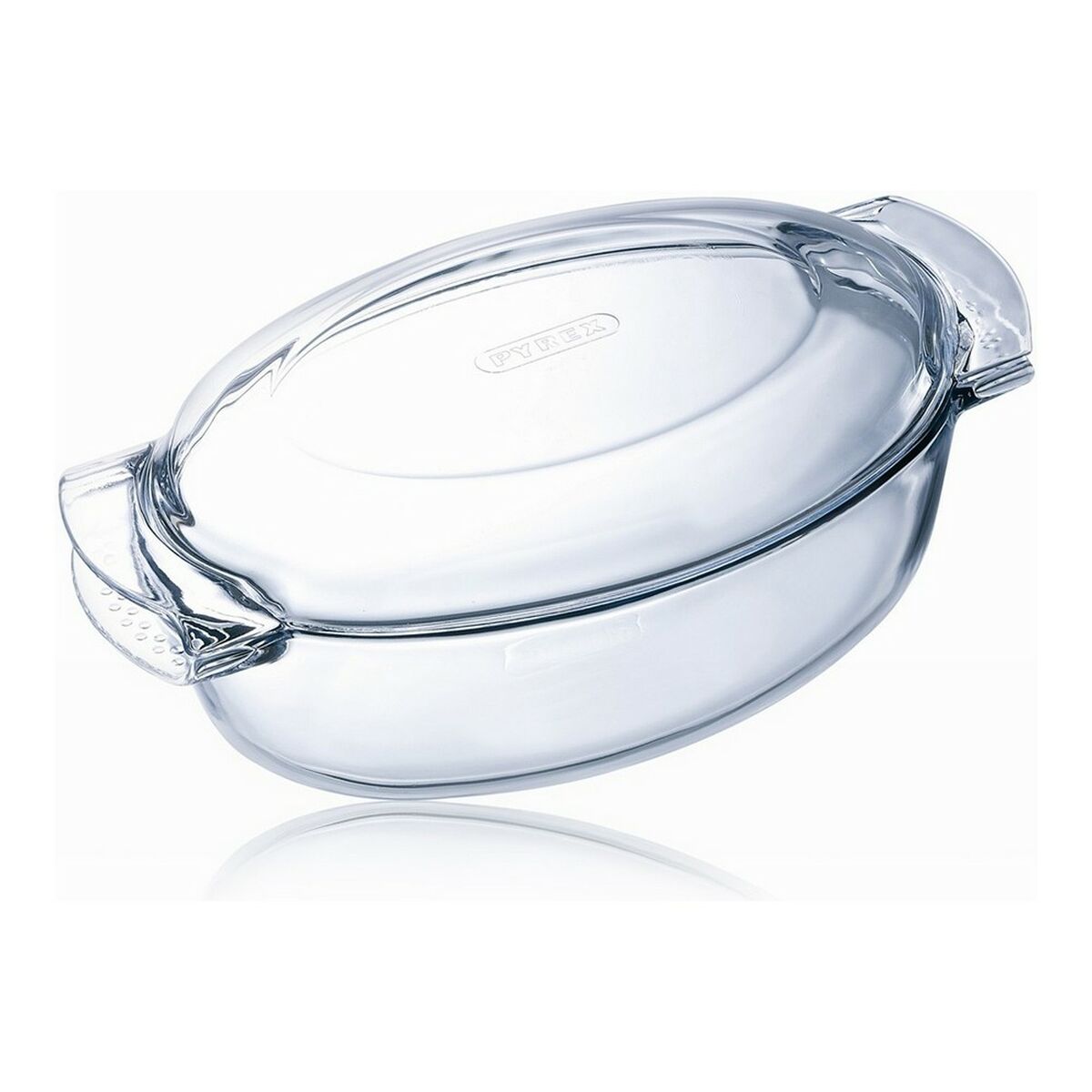 Ugnsform Pyrex 1040712 Vit Transparent Härdat glas 6 L 4,5 g 4,5 L