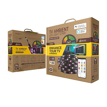 LED trakovi Muvit iO Svart 30 cm 3 m