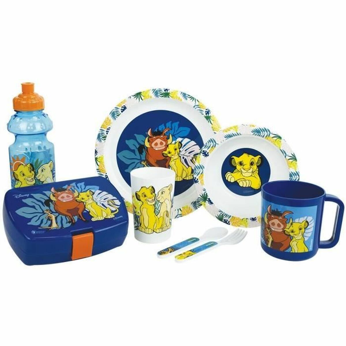 Servissats Fun House Melamin 8 Delar