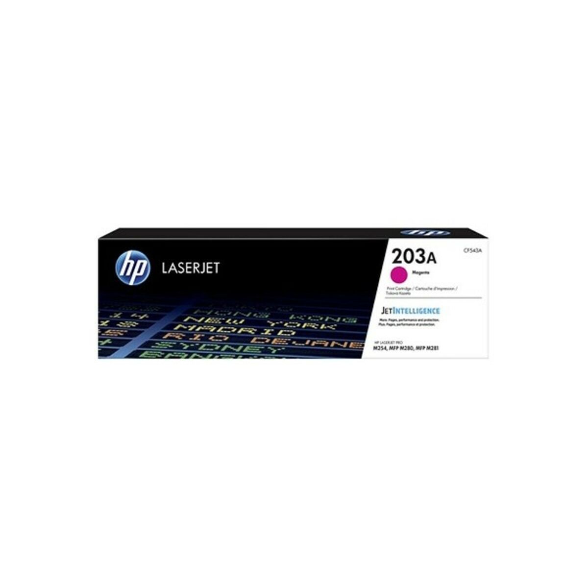 Original Toner HP 203A Magenta Röd