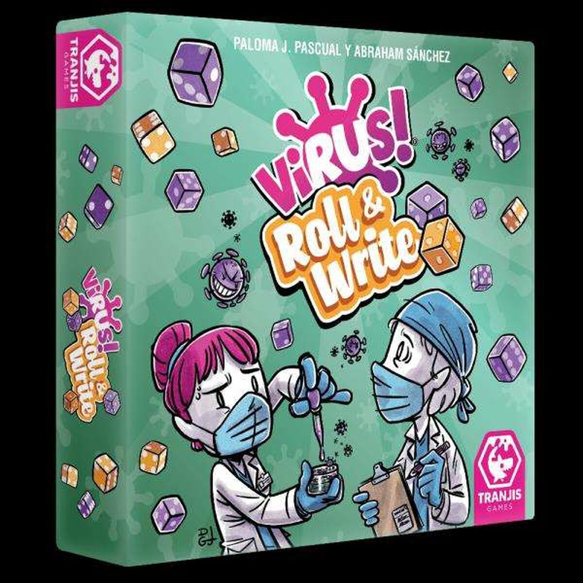 Sällskapsspel Tranjis Games Virus! Roll & Write - 2