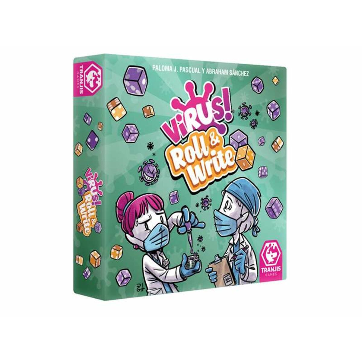 Sällskapsspel Tranjis Games Virus! Roll & Write