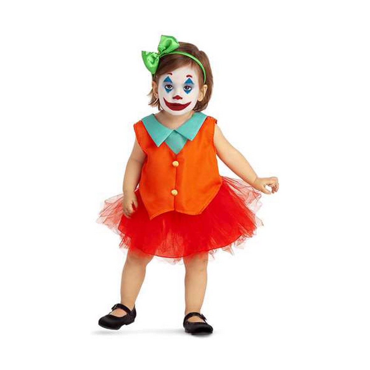 Maskeraddräkt bebis My Other Me Joker Orange (3 Delar)