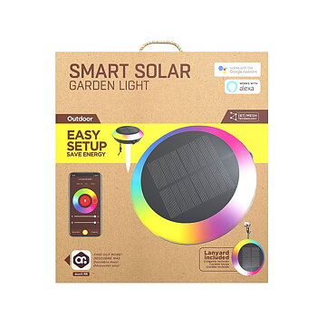 Solcellslampa Muvit MIOSGL001 G 1,5 W Vit Multicolour E27 IP65 RGB (2700 K) (6500 K)