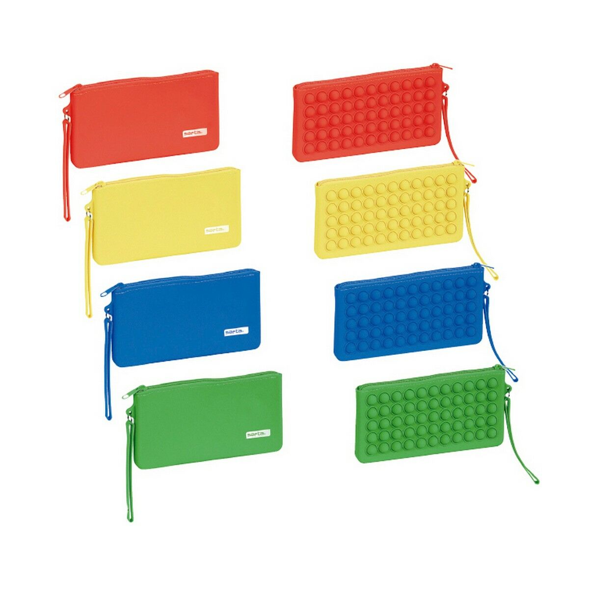 Skolväska Safta Pop It Platt Multicolour Set (12 Delar) - 2