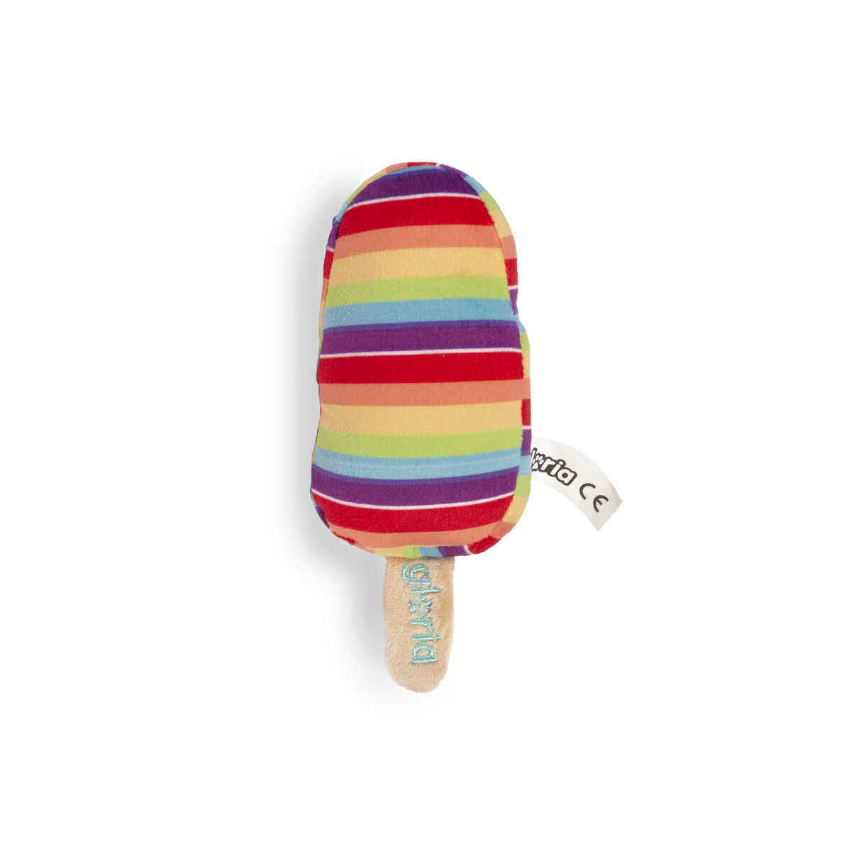 Mjuk leksak för hundar Gloria RAINWBOW Vit Polyester polypropen