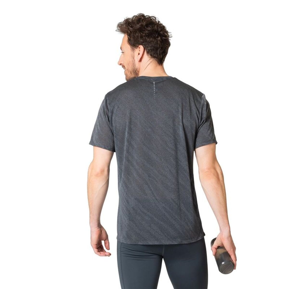 T-shirt med kortärm Unisex Odlo Neck S/S Zeroweight Enginee Grå - 2