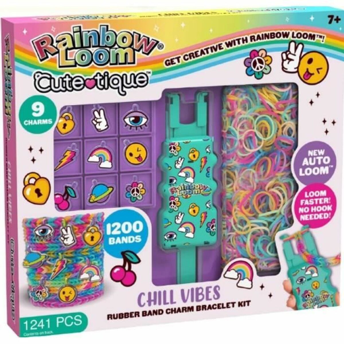Pärlor Bandai Rainbow Loom Cute Tique