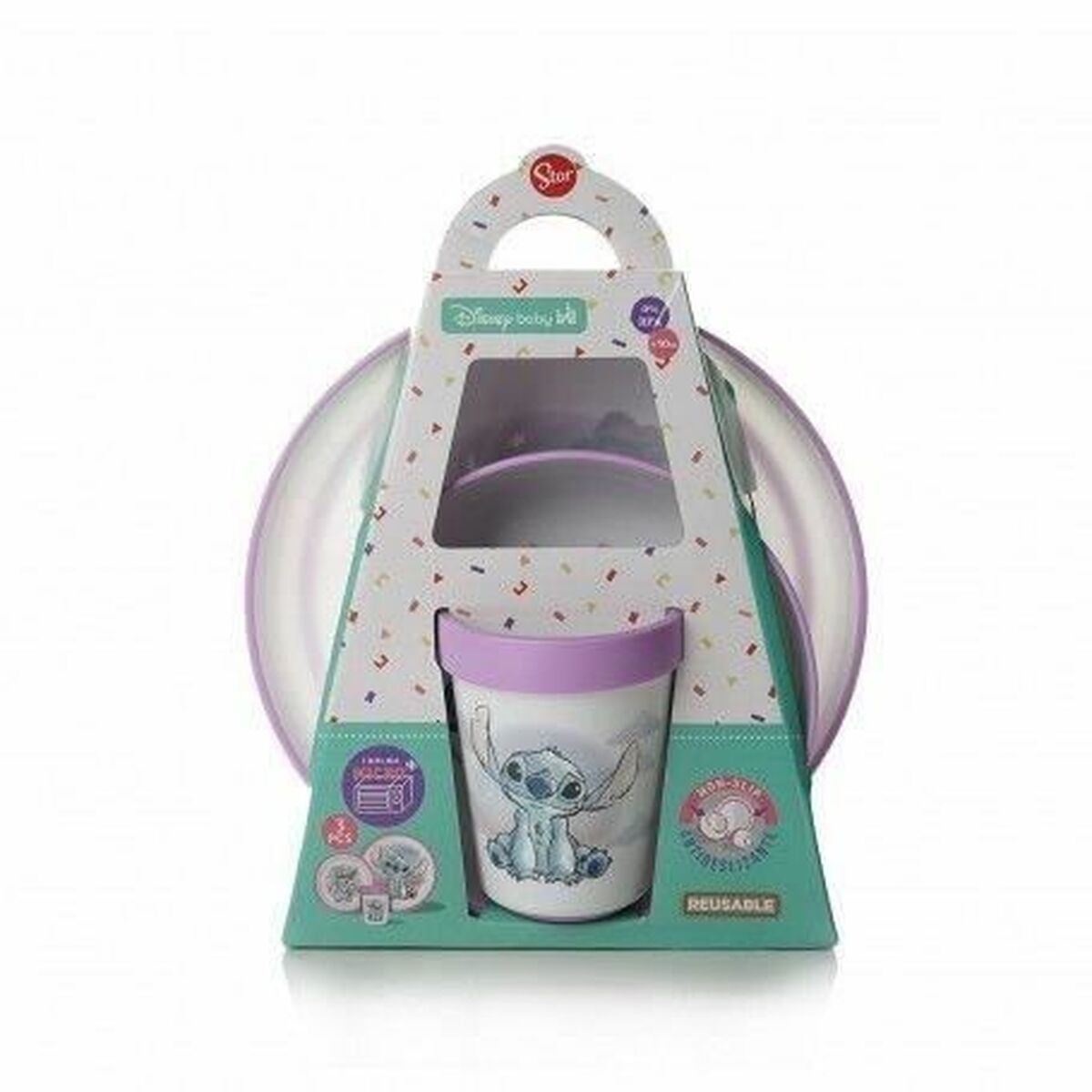 Servissats Disney Melamin 3 Delar (2 antal)