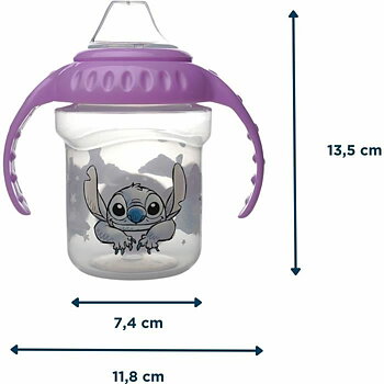 övningskoppen ThermoBaby Blå 250 ml