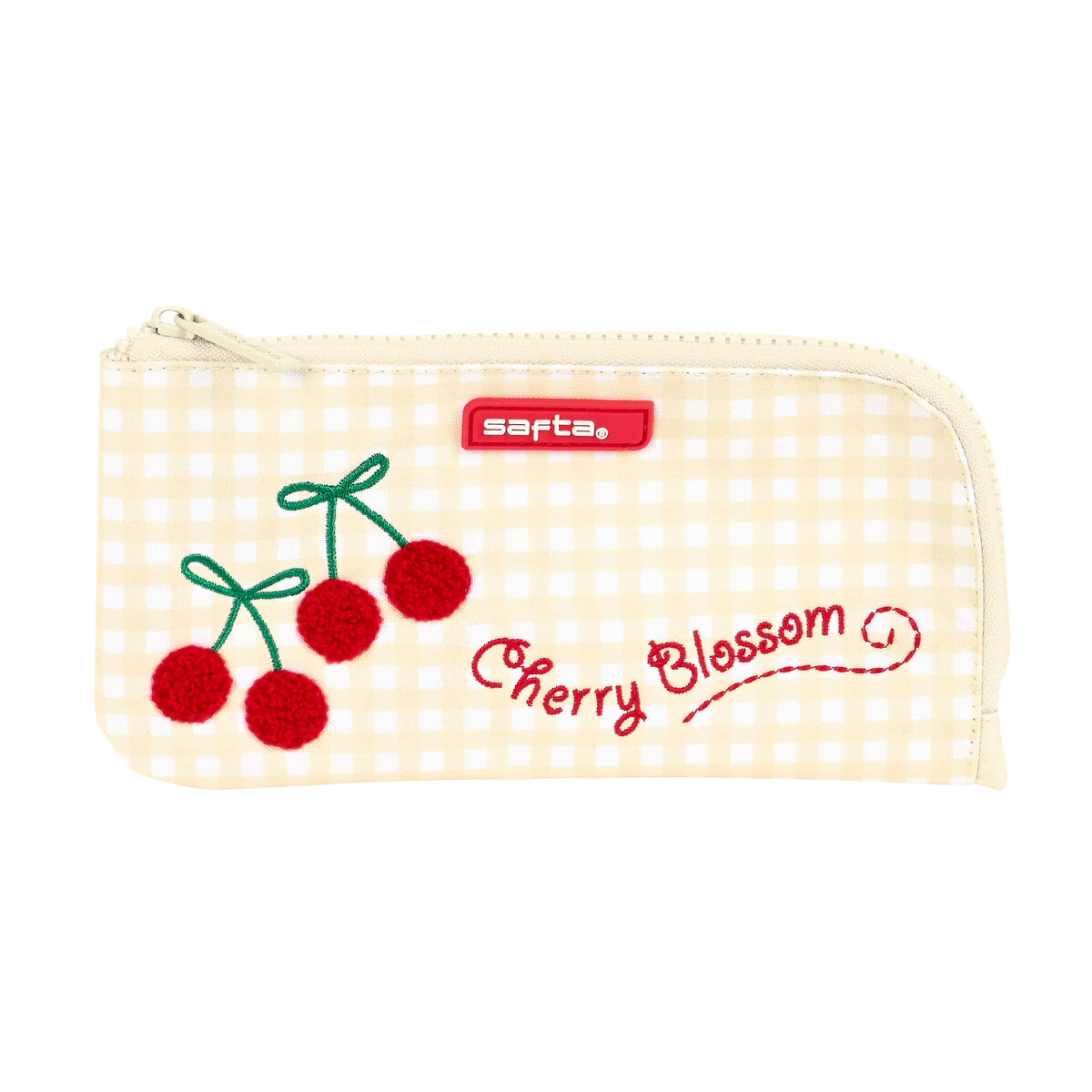 Skolväska Safta Cherry Beige (23 x 11 x 1 cm)