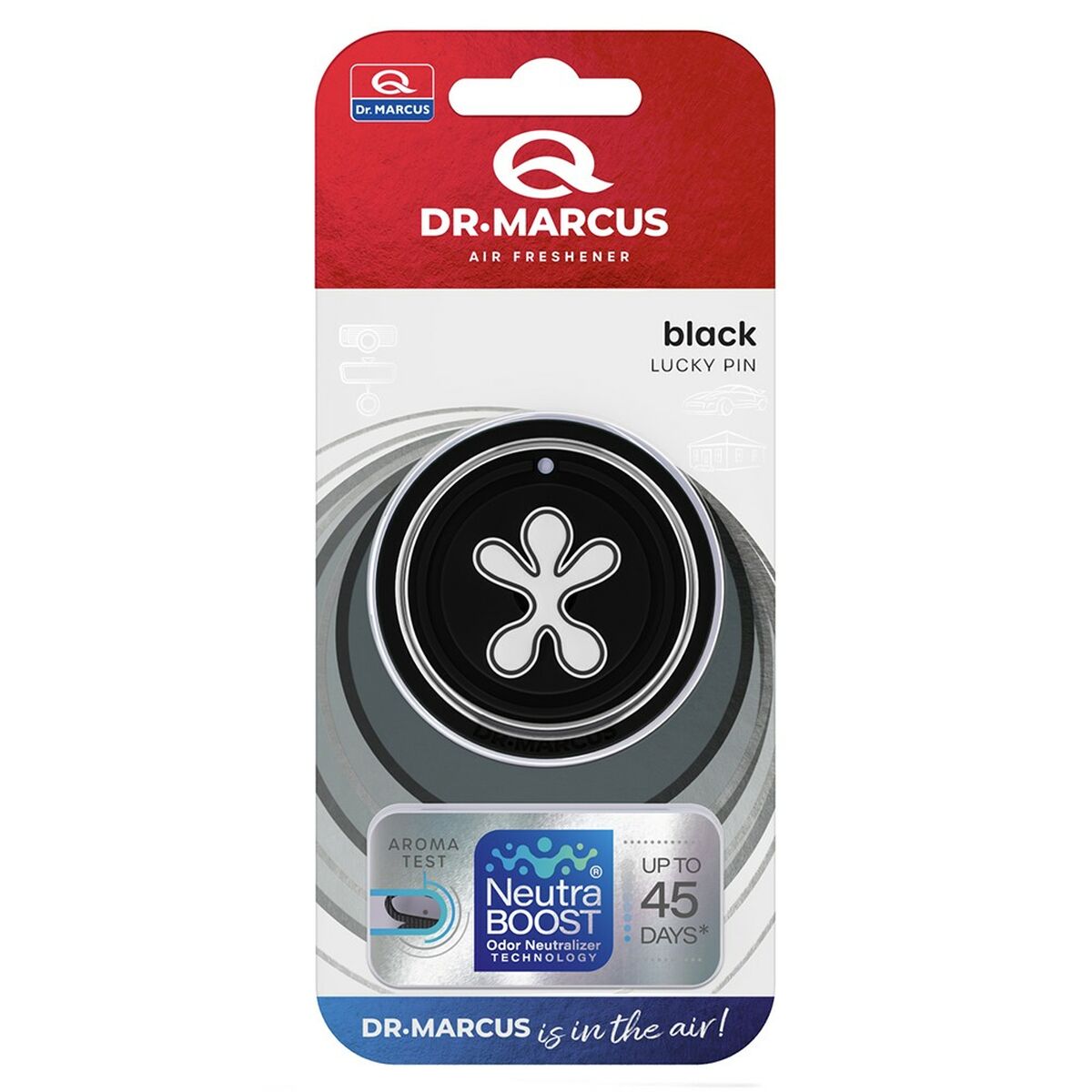 Billuftfreser Dr Marcus Lucky Pin black Plast