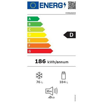 Kombinerat kylskåp BOSCH KIN86ADD0 Vit