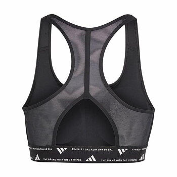 Sport-BH Adidas Essentials Powereact Mid Svart