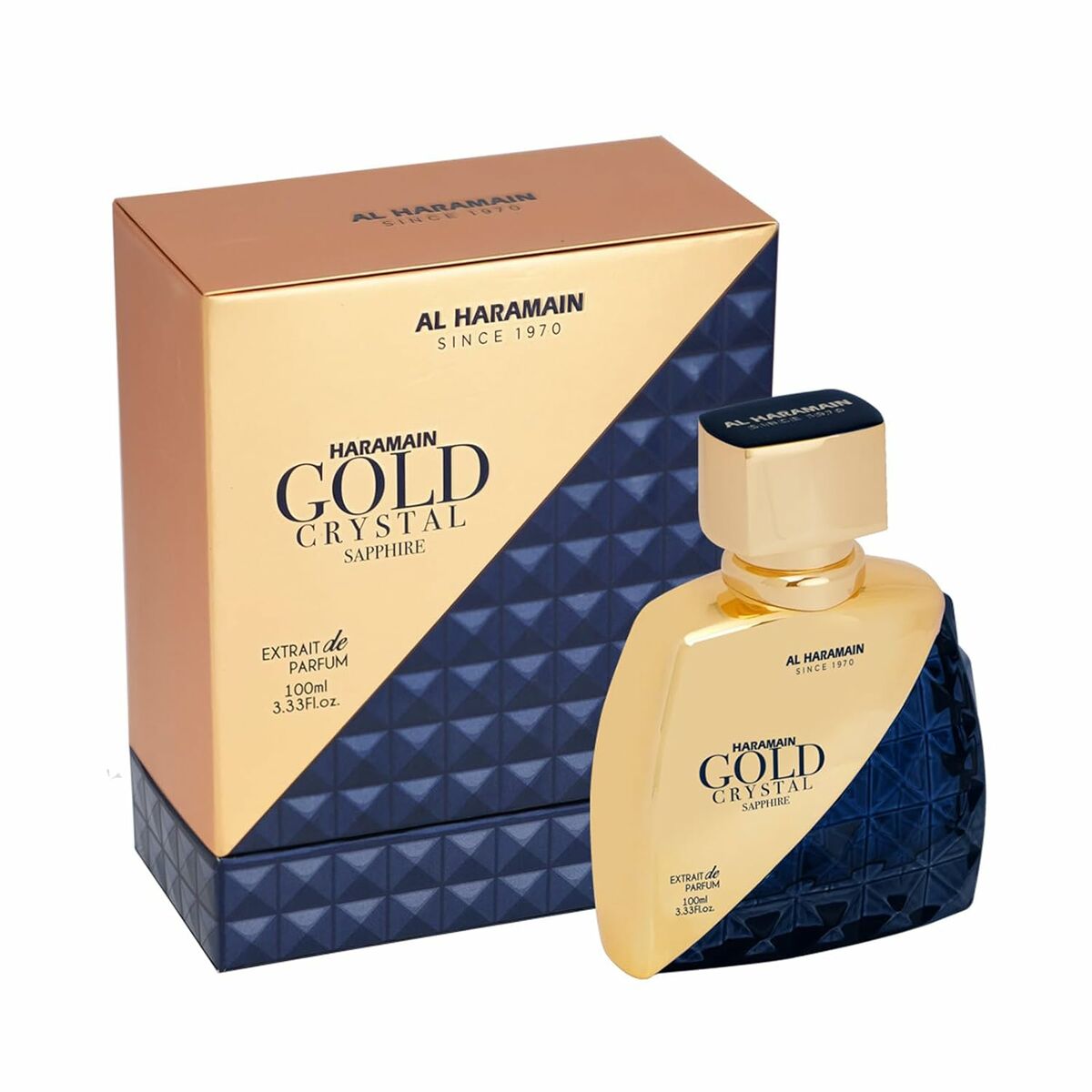 Parfym Unisex Al Haramain Haramain Gold Crystal Sapphire 100 ml - 2