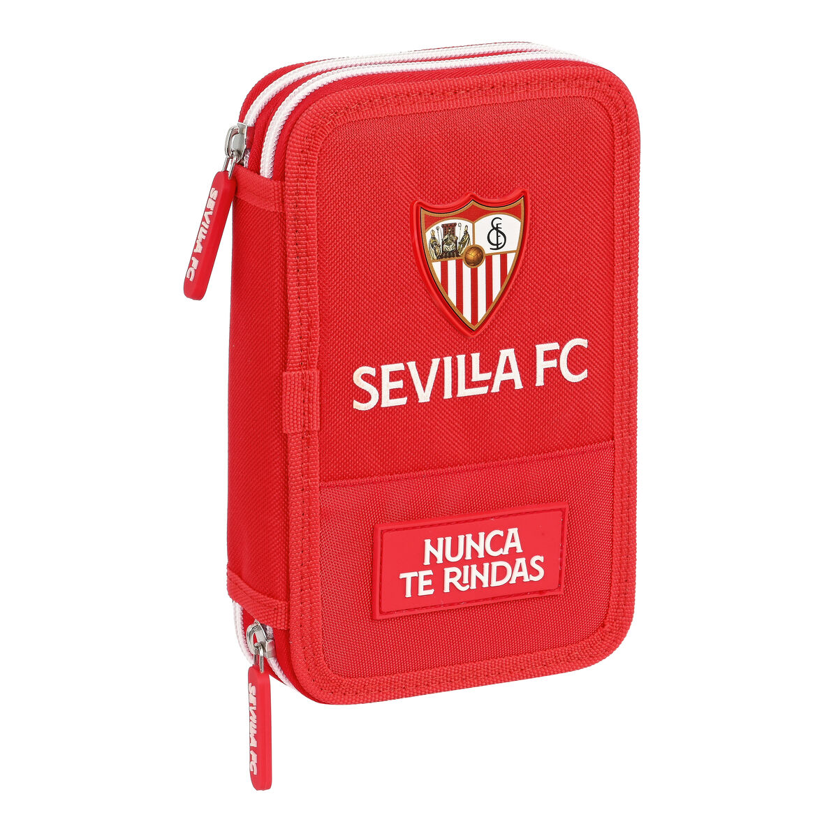 Dubbelt pennfodral Sevilla Fútbol Club Röd (28 Delar) - 4