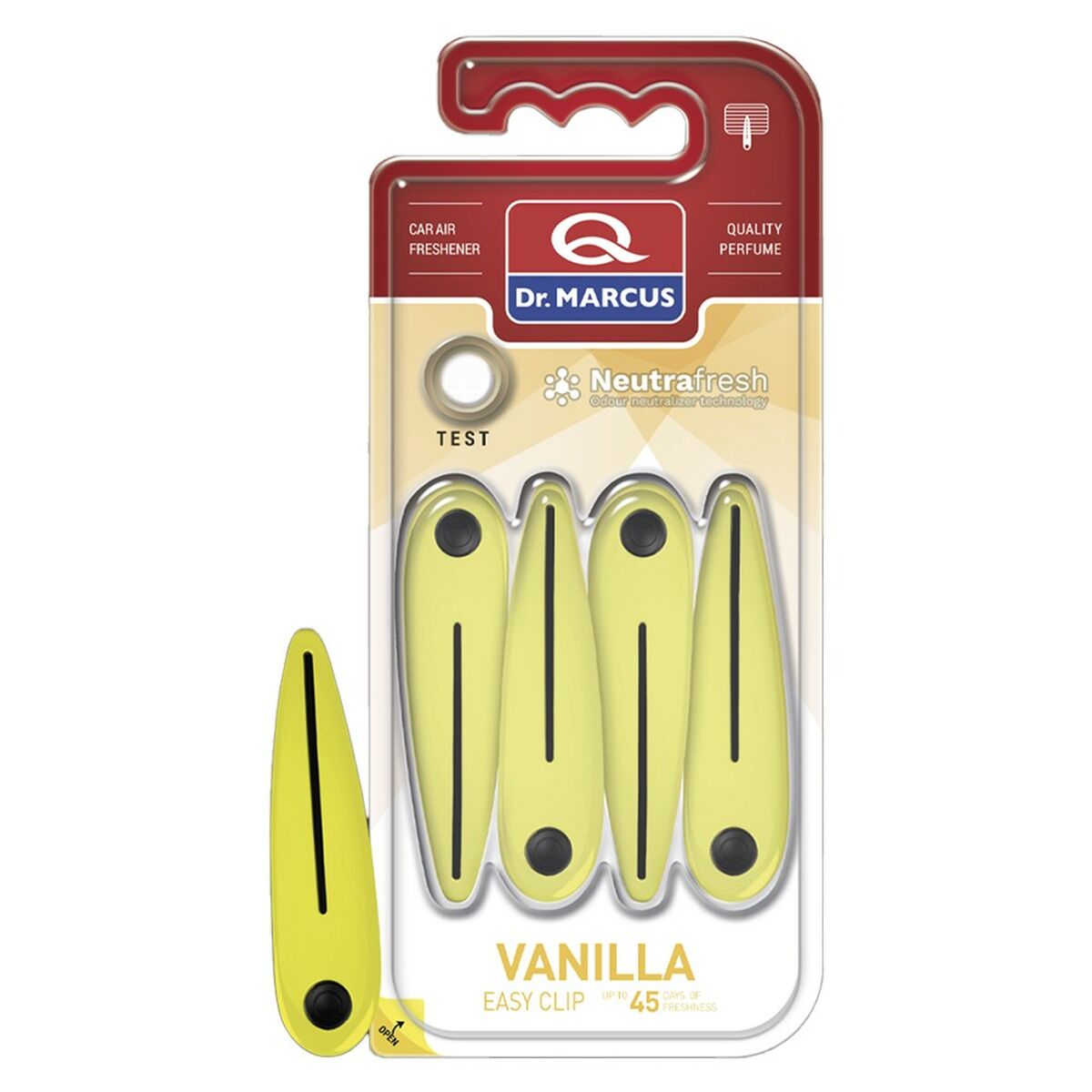 Billuftfreser Dr Marcus EASY CLIP VANILLA Vanilj Plast
