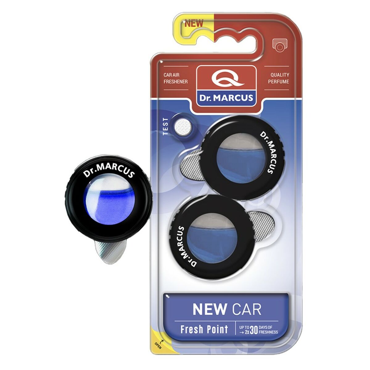 Billuftfreser Dr Marcus FRESH POINT NEW CAR Ny bil 2,5 ml Plast (2 antal)