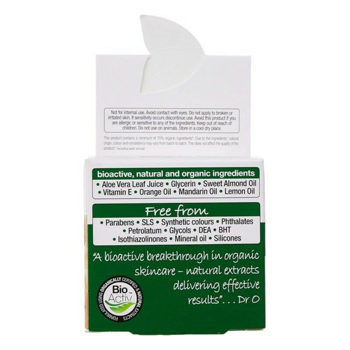 Fuktgivande ansiktskräm Dr.Organic Aloe Vera 50 ml - 3