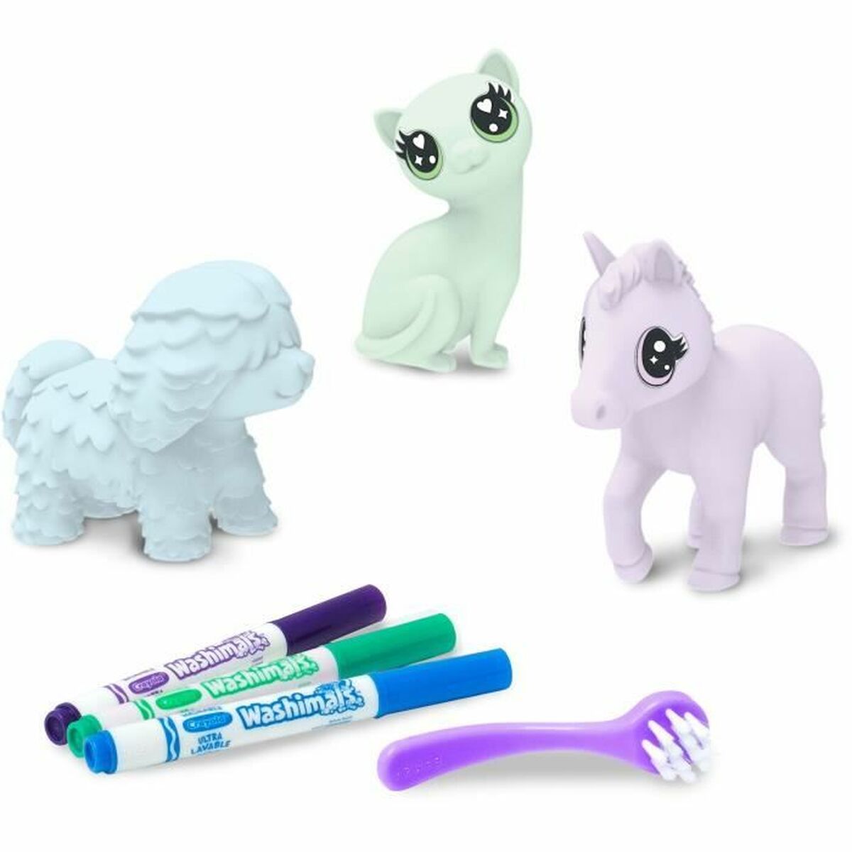 Ritningsset Crayola Washimals (3 Delar) (3 antal) - 3