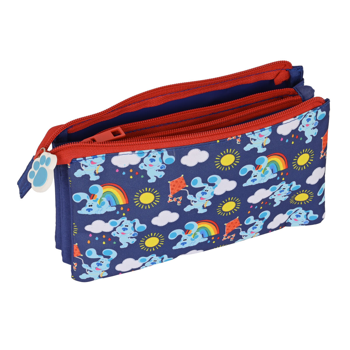 Tredubbel Carry-all Blue's Clues Marinblå (22 x 12 x 3 cm) - 3