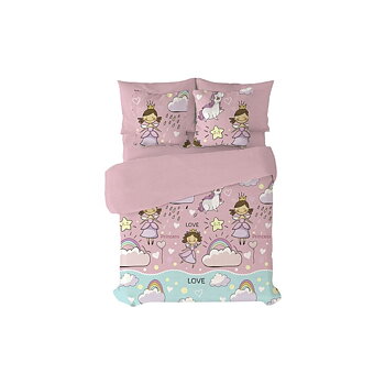 Täckslagsset Pierre Cardin Morgana Rosa Säng 90 3 Delar