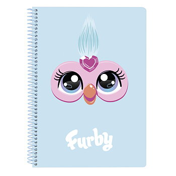 Anteckningsbok Furby Himmelsblå A5 80 Blad
