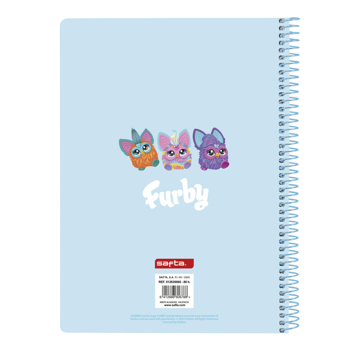 Anteckningsbok Furby Himmelsblå A5 80 Blad - 2