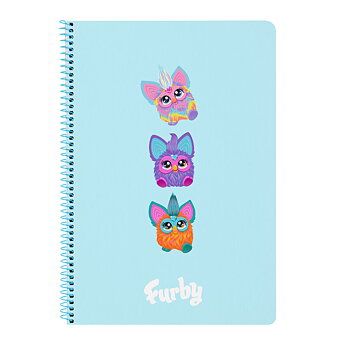 Anteckningsbok Furby Himmelsblå A4 80 Blad