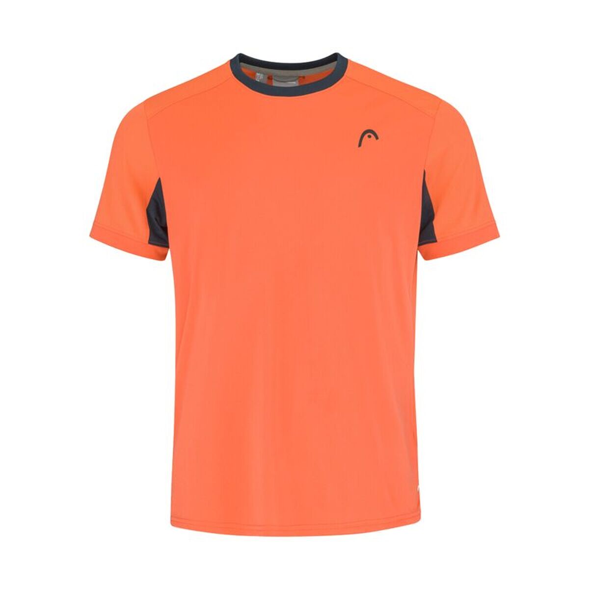 T-shirt med kortärm Herr Head Slice Mörk Orange