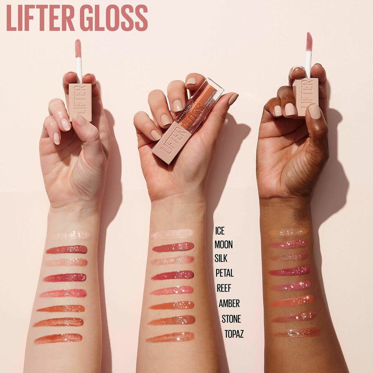 Läppglans Maybelline Lifter Nº 005-Petal 5,4 ml - 2