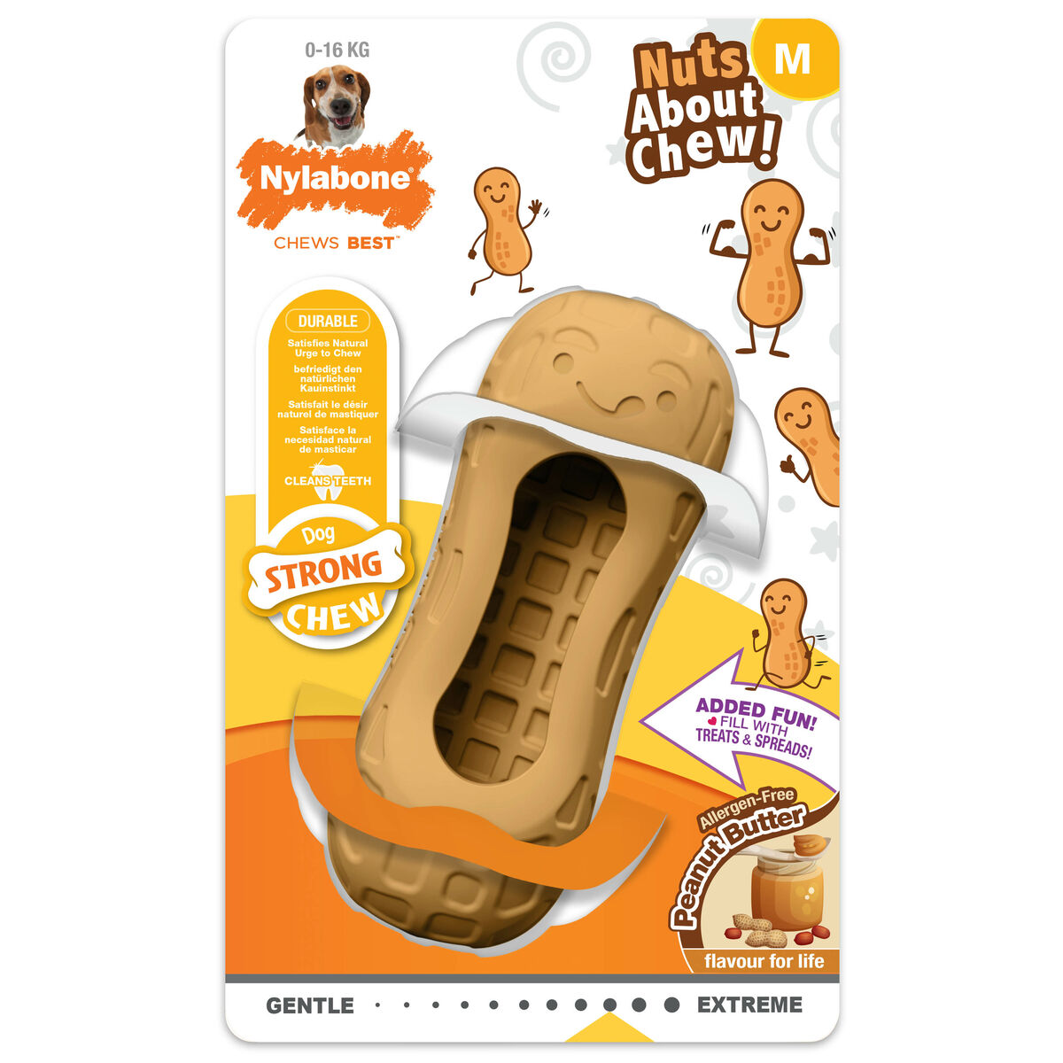 2-i-1 Godisdispenserleksak för Husdjur Nylabone