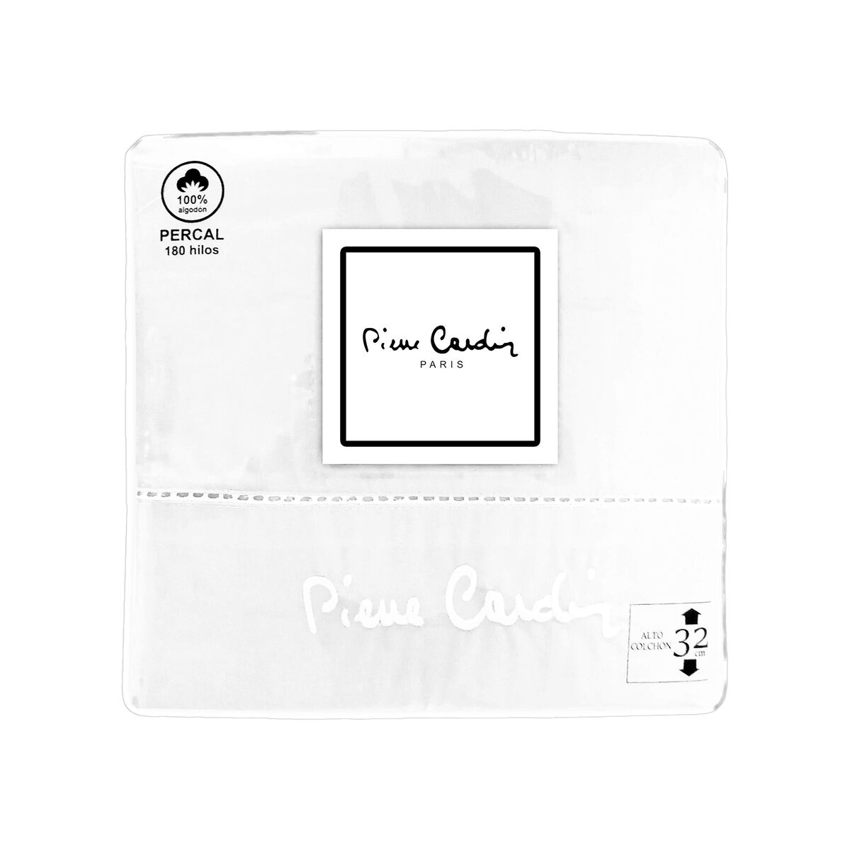 Bäddset Pierre Cardin ARCADIA Vit Säng 135