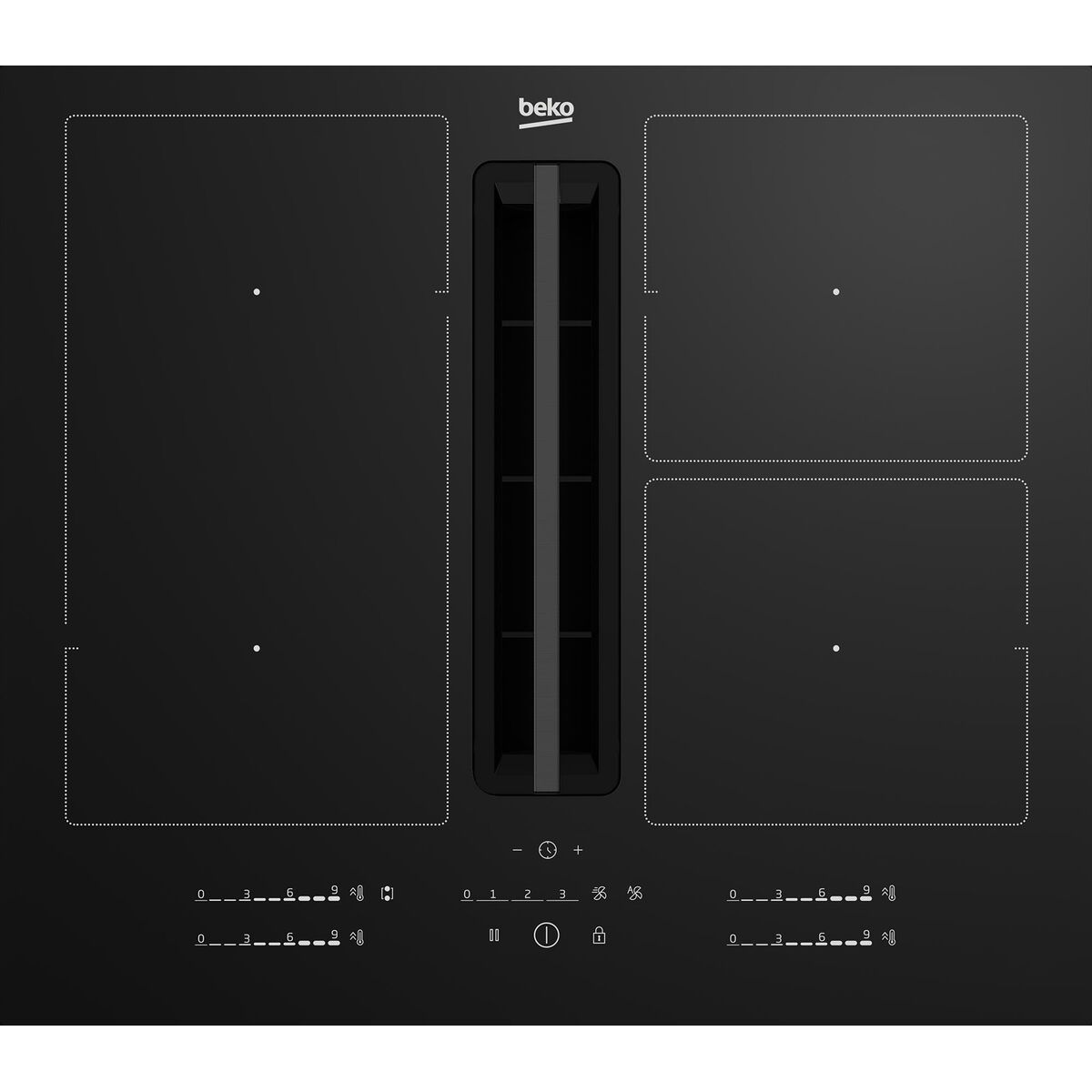 Induktionshäll BEKO HIXI64700UF 60 cm 7400 W