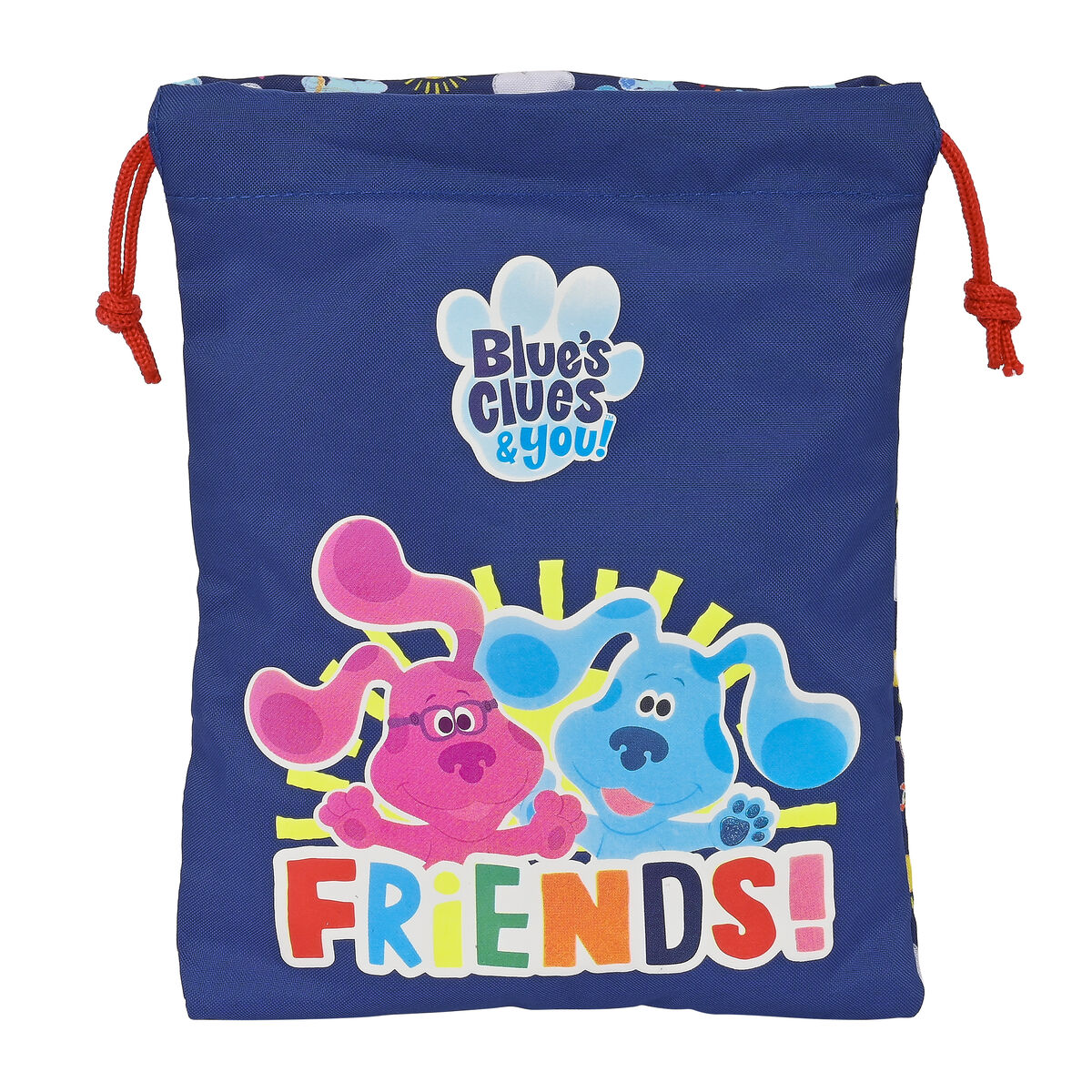 Mellanmålsväska Blue's Clues Marinblå PVC 20 x 25 cm Säck