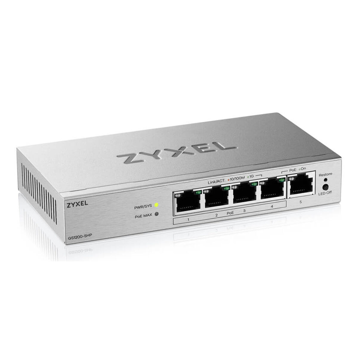 Switch ZyXEL GS1200-5HPV3-EU0101F