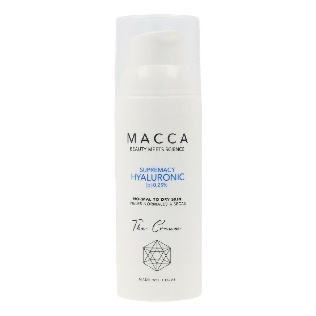 Intensivt återfuktande kräm Macca Supremacy Hyaluronic 50 ml