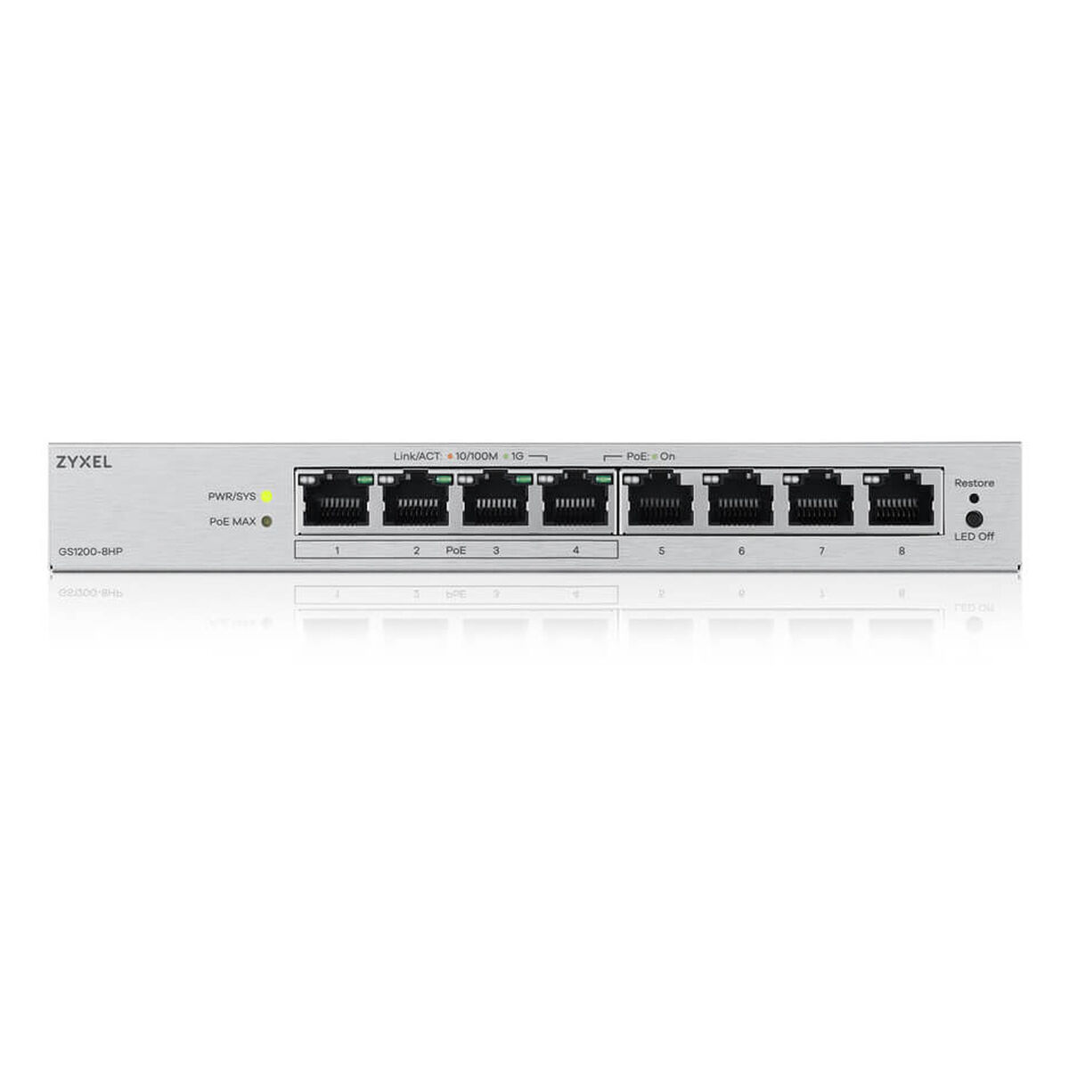 Switch ZyXEL GS1200-8HPV3-EU0101F