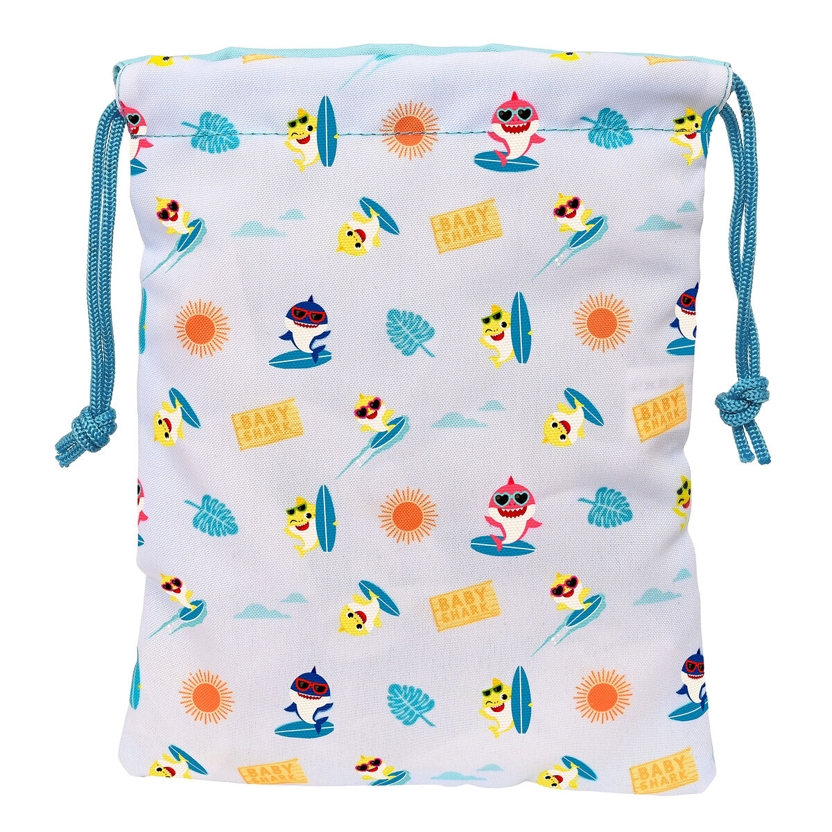 Mellanmålsväska Baby Shark Surfing Blå Vit PVC 20 x 25 x 1 cm Säck - 2