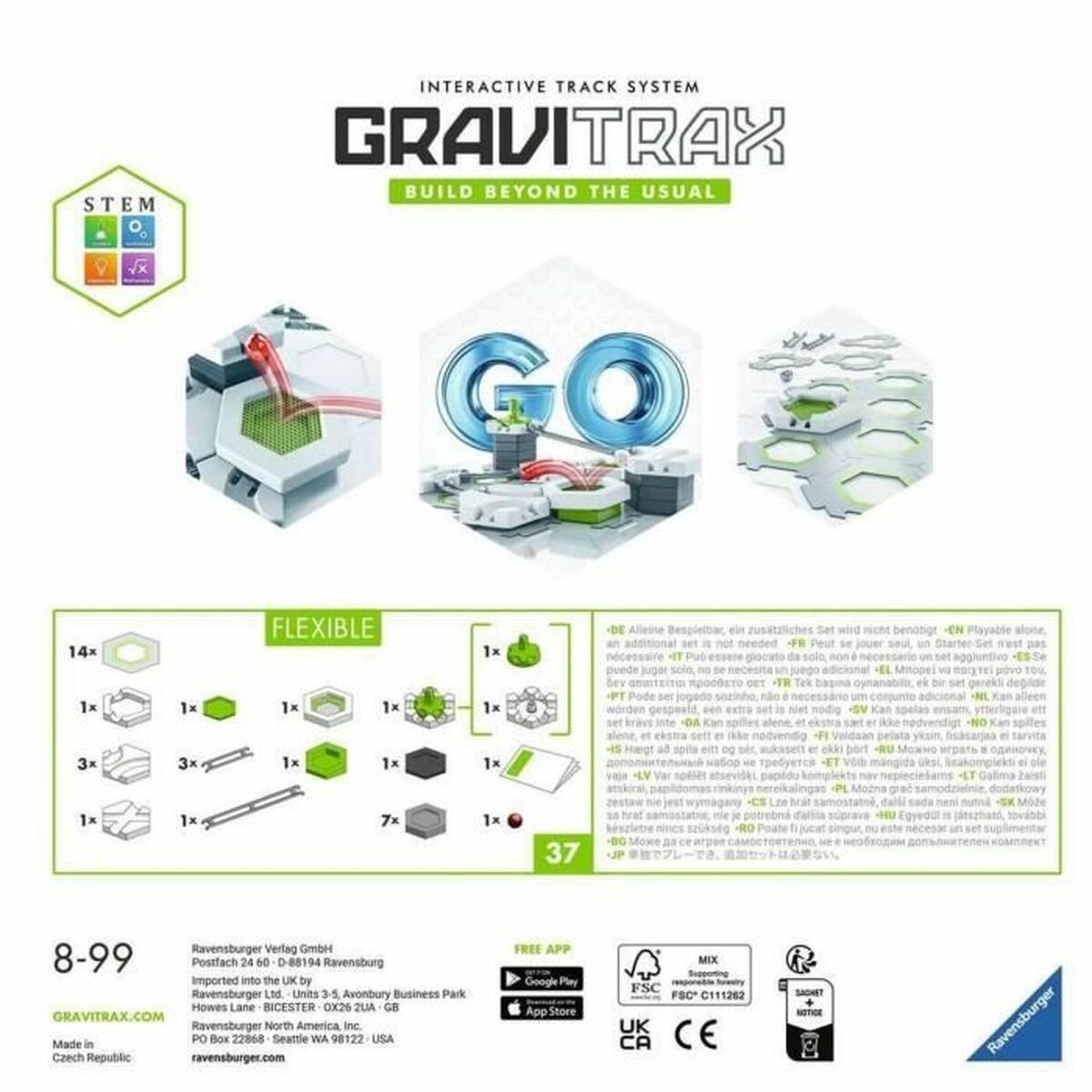 Sällskapsspel Ravensburger Gravitrax GO Flexible - 3