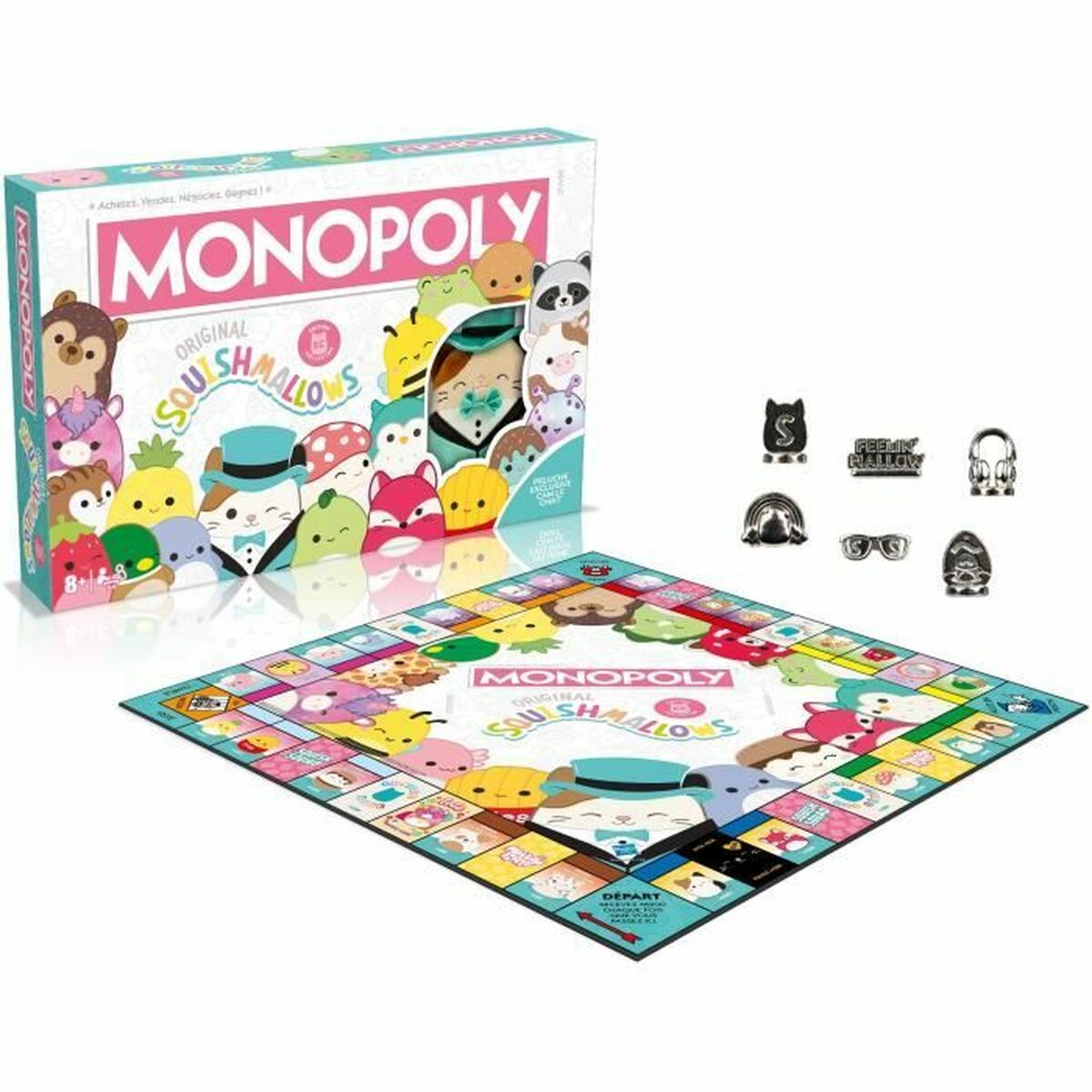 Sällskapsspel Winning Moves Monopoly - squishmallows - 2