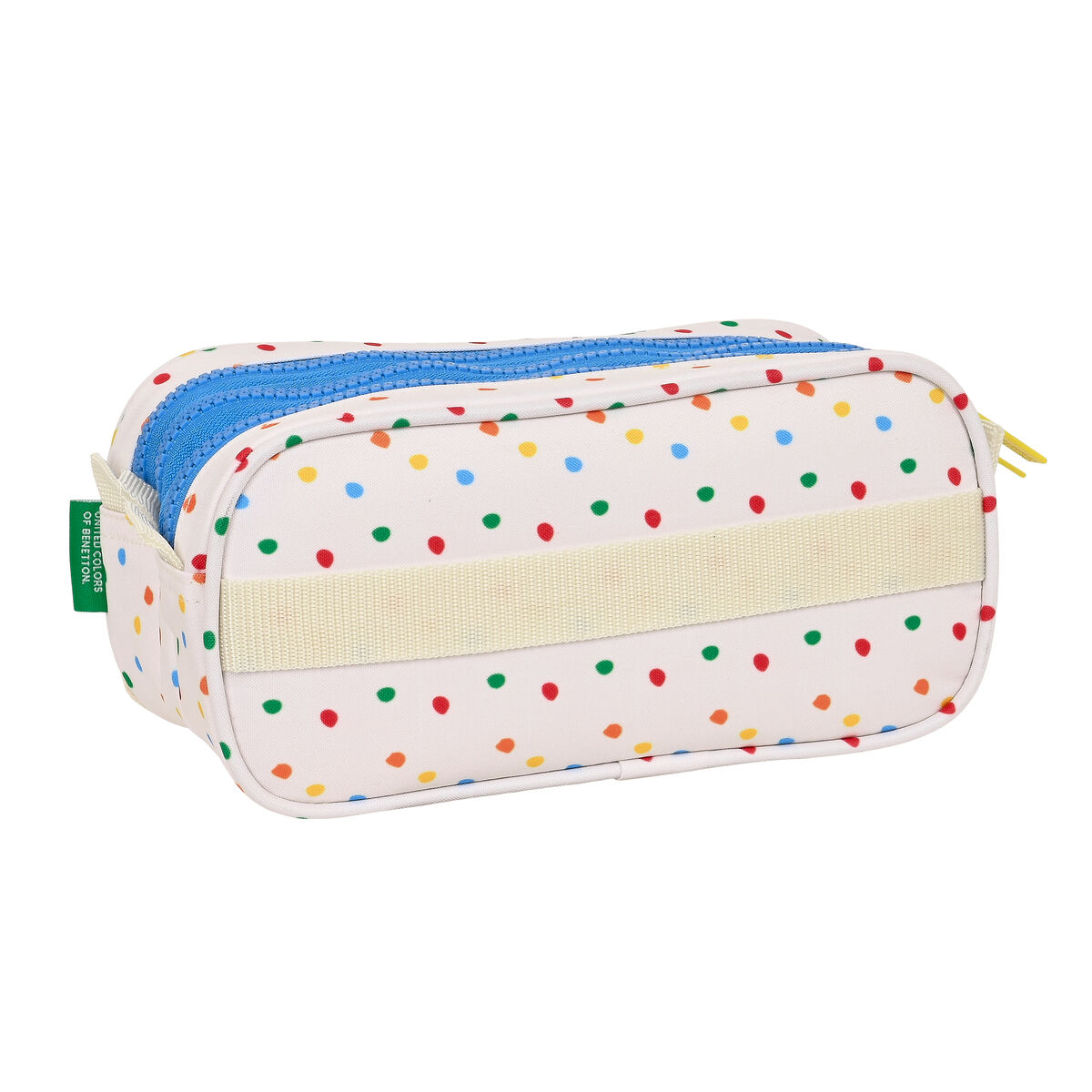 Tredubbel Carry-all Benetton Topitos Vit (21,5 x 10 x 8 cm) - 2