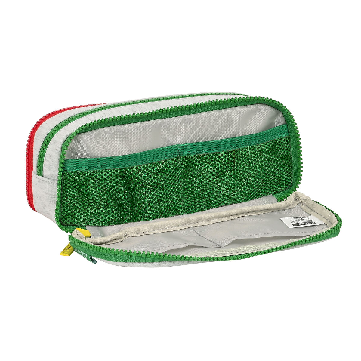 Tredubbel Carry-all Benetton Pop Grå (21 x 8 x 8 cm) - 3