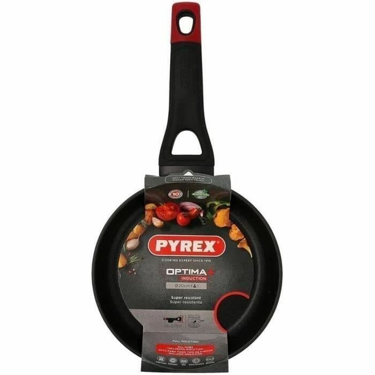 Stekpanna Pyrex Svart Aluminium Ø 20 cm